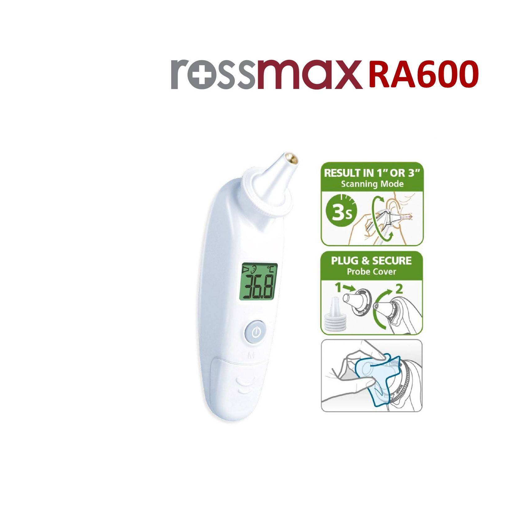 Rossmax Infrared Ear Thermometer RA600